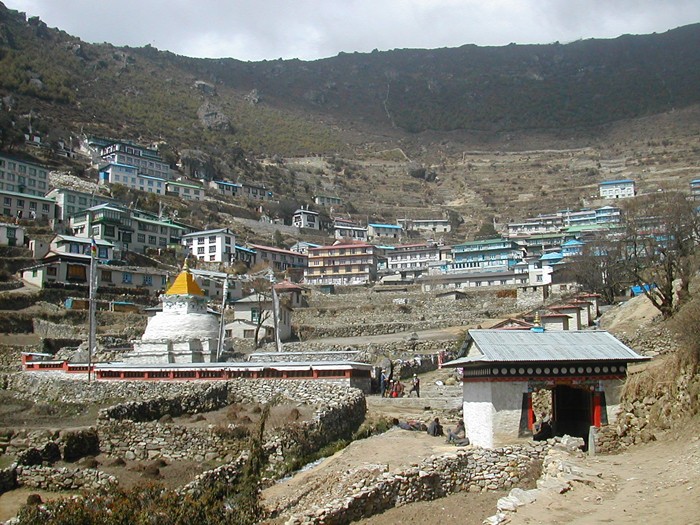 View of Namche Bazar