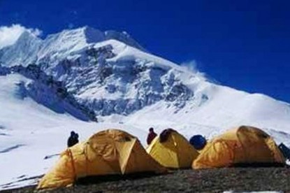 Basecamp setup during Dhaulagiri Expedition 