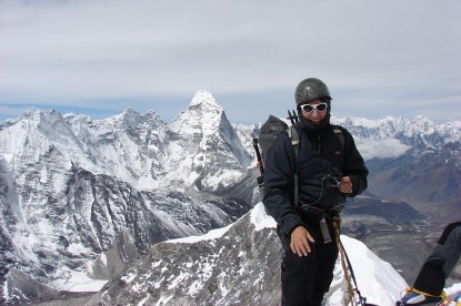 At summit of Island peak