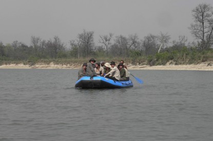 Water Safari at Trishuli River
