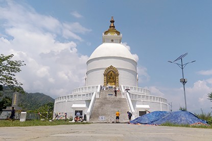 World Peace Pagoda : Pokhara