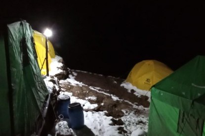 Camping during Mt. Manaslu Expedition