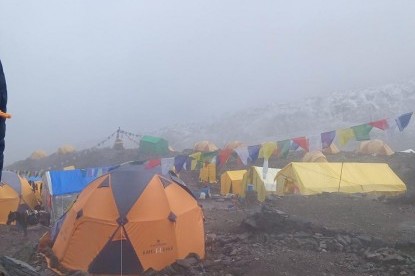 Camping during Mt. Manaslu Expedition