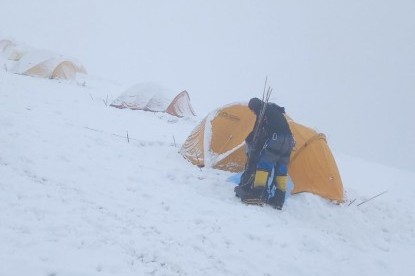 Camping during Mt. Manaslu Expedition