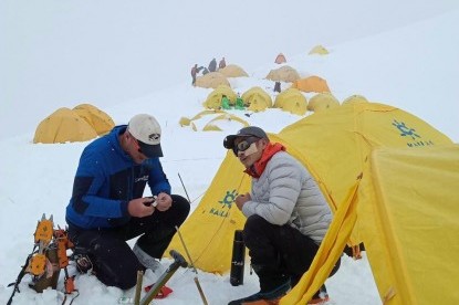 Camping during Mt. Manaslu Expedition