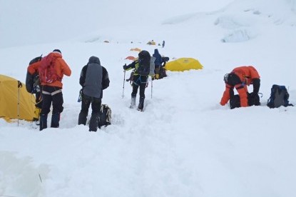 Camping during Mt. Manaslu Expedition