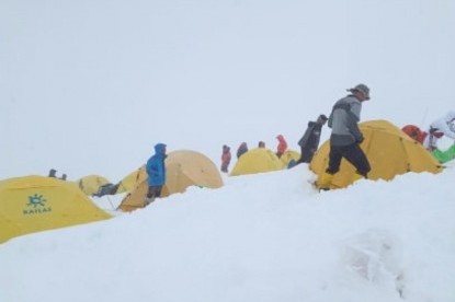 Camping during Mt. Manaslu Expedition