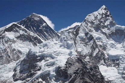 Mount Nuptse from Mt Lobuche