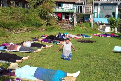 Yoga Trek to Dhampus with Makalu Adventure