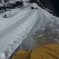 Base camp setup for Mt. Cho Oyu Expedition