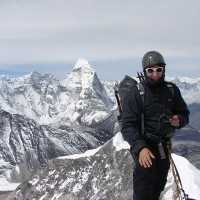 At summit of Island peak