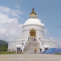 World Peace Pagoda : Pokhara