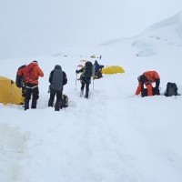 Camping during Mt. Manaslu Expedition