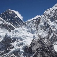 Mount Nuptse from Mt Lobuche