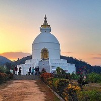 World Peace Pagoda : Pokhara